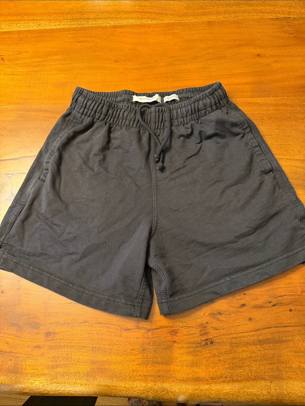 Urban outfitters Men's Black Drawstring Casual Shorts